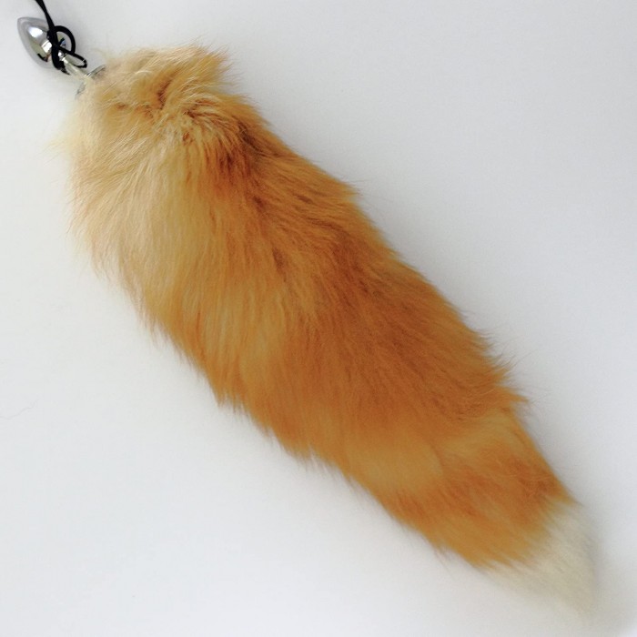 Multi-Function Real Fox Tail Fur Anal Plug Sexy Adult Toy Multi-Function Real Fox Tail Fur Anal Plug Sexy Adult Toy