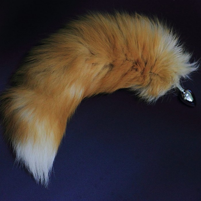Multi-Function Real Fox Tail Fur Anal Plug Sexy Adult Toy Multi-Function Real Fox Tail Fur Anal Plug Sexy Adult Toy
